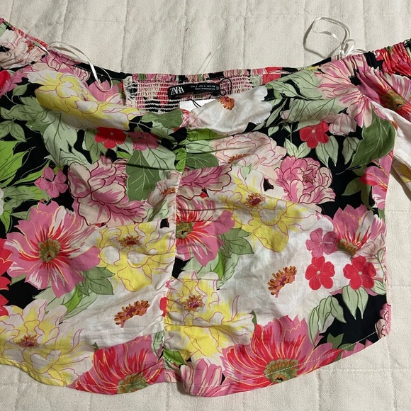 New Zara floral crop top - Picture 4 of 4